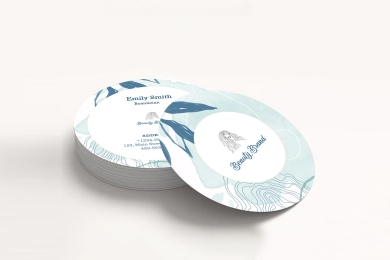 Tarjetas de visita redondas baratas online