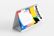Calendarios corporativos de mesa con espiral