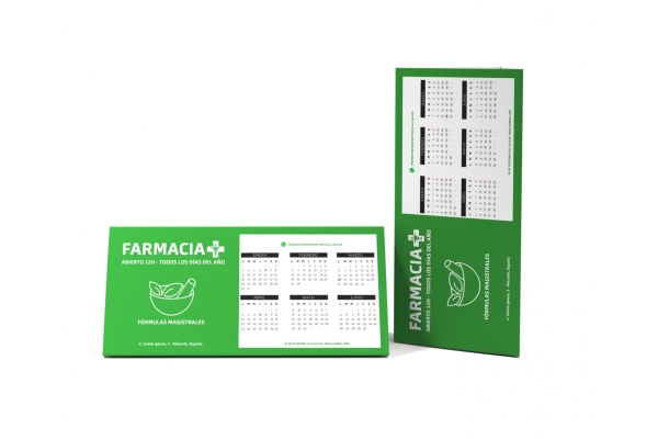 Calendarios de mesa triangulares