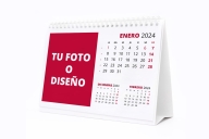 Calendarios publicitarios de mesa con espiral